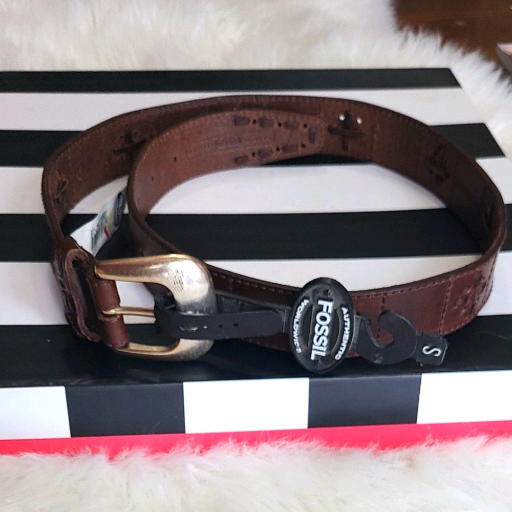 Fossil Leather Belt NWOT